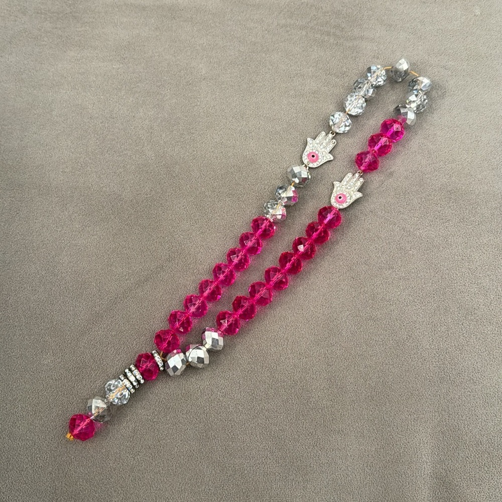 NWOT ROSARY HANDMADE LARGE BEADS